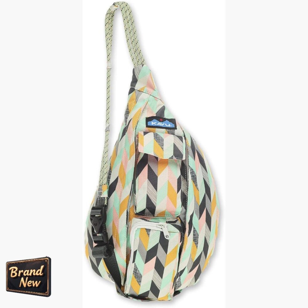 Mini Sling Backpack, Water-Resistant Polyester, C… - image 1